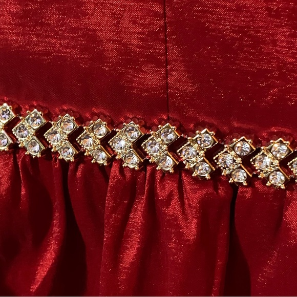 red girls holiday dress NWOT - Picture 6 of 8